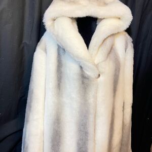 Dennis Basso Cream Pea Coat